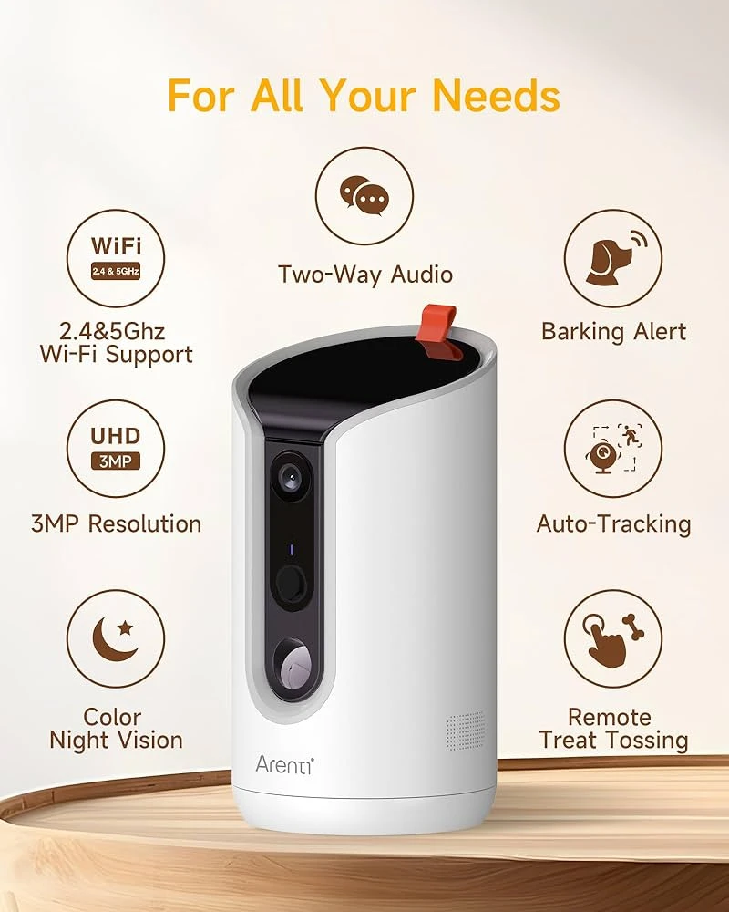 Arenti Smart Pet Camera with Treat Tossing - photo 2