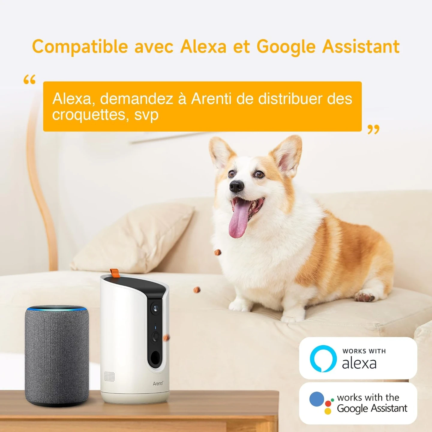 Arenti Smart Pet Camera with Treat Tossing - photo 3