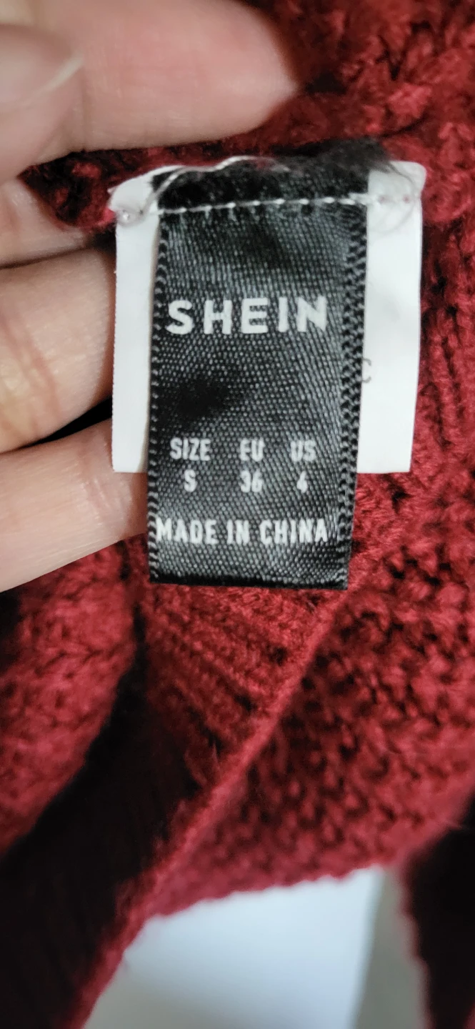 SHEIN Cropped Sweater - Red⚽ - photo 2