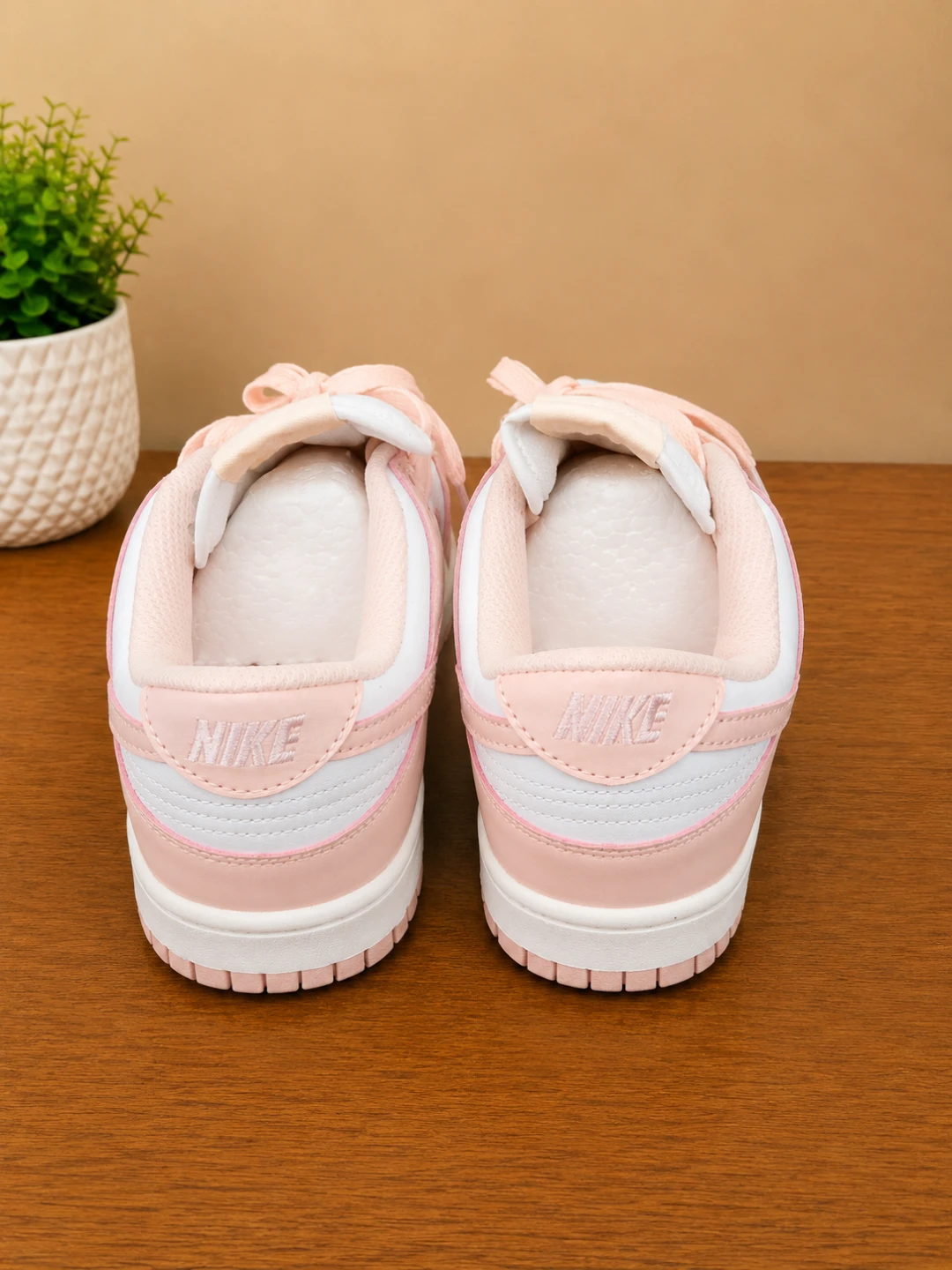 Nike Dunk Low Pink White Women's Shoes - photo 3