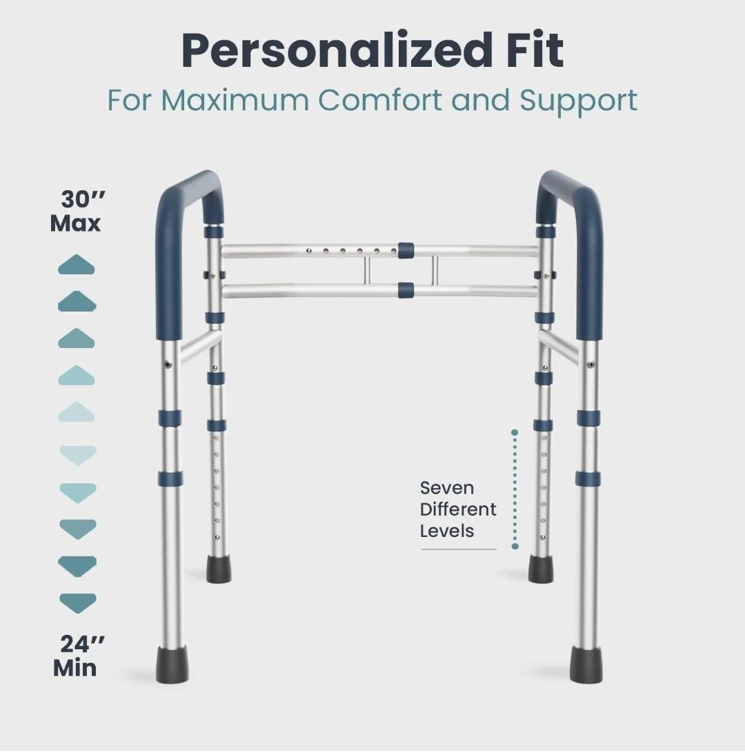 Toilet Safety Rails (350 lb) - photo 4