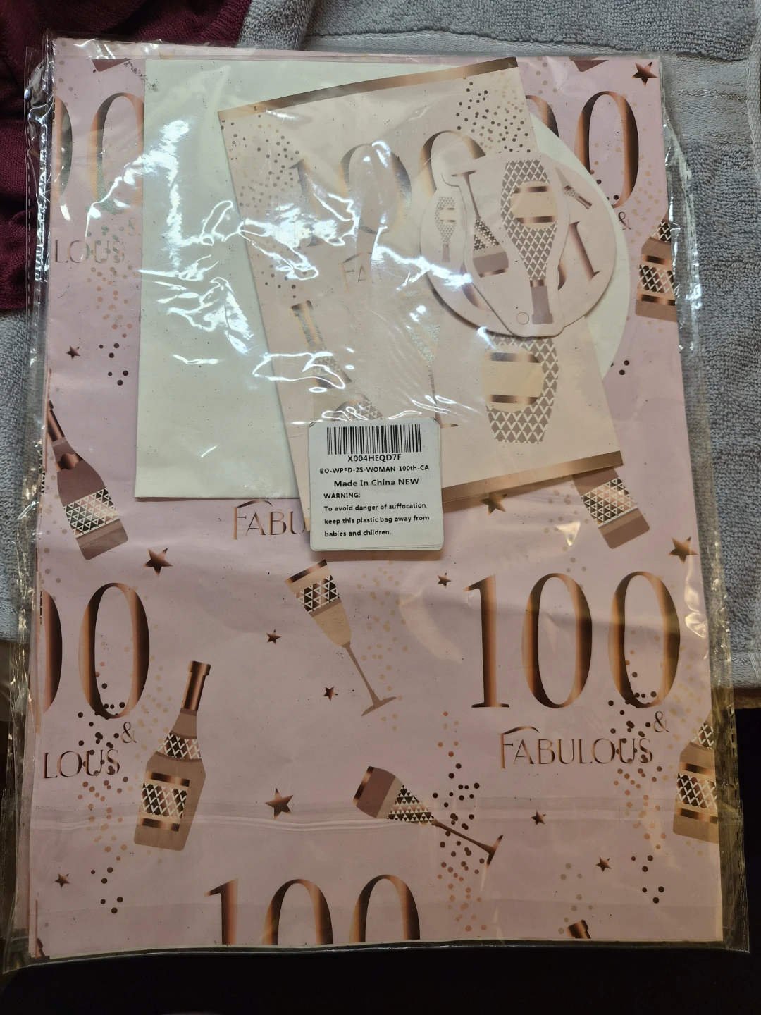 100 & Fabulous set of 2