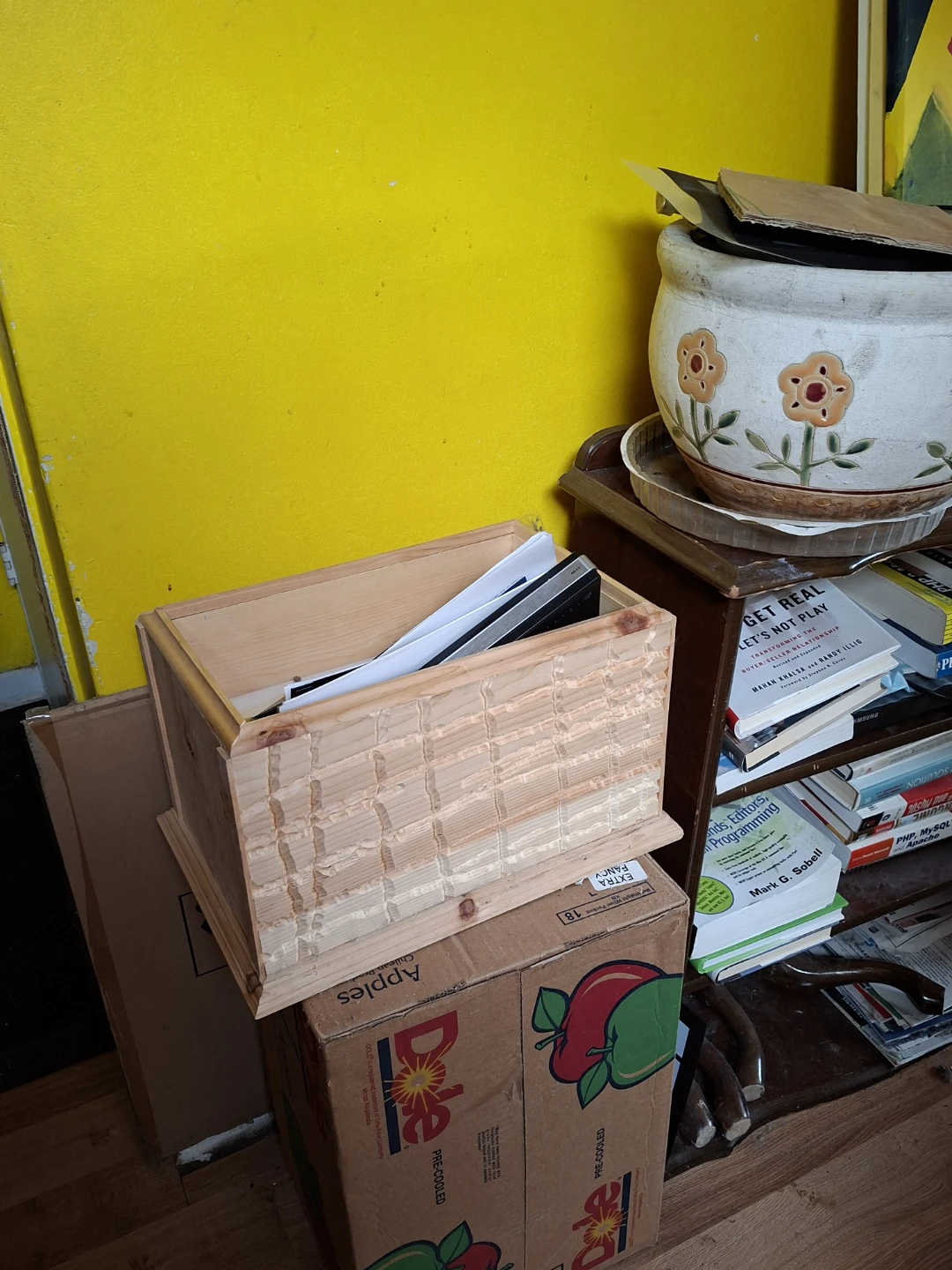 Wooden Keepsake Box/ Flowers Box
