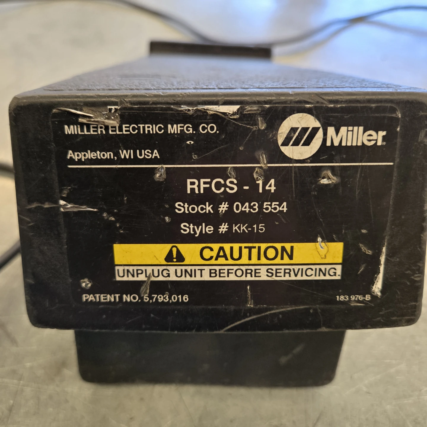 Miller RFCS-14 183-976-B TIG Welding Foot Pedal - photo 2