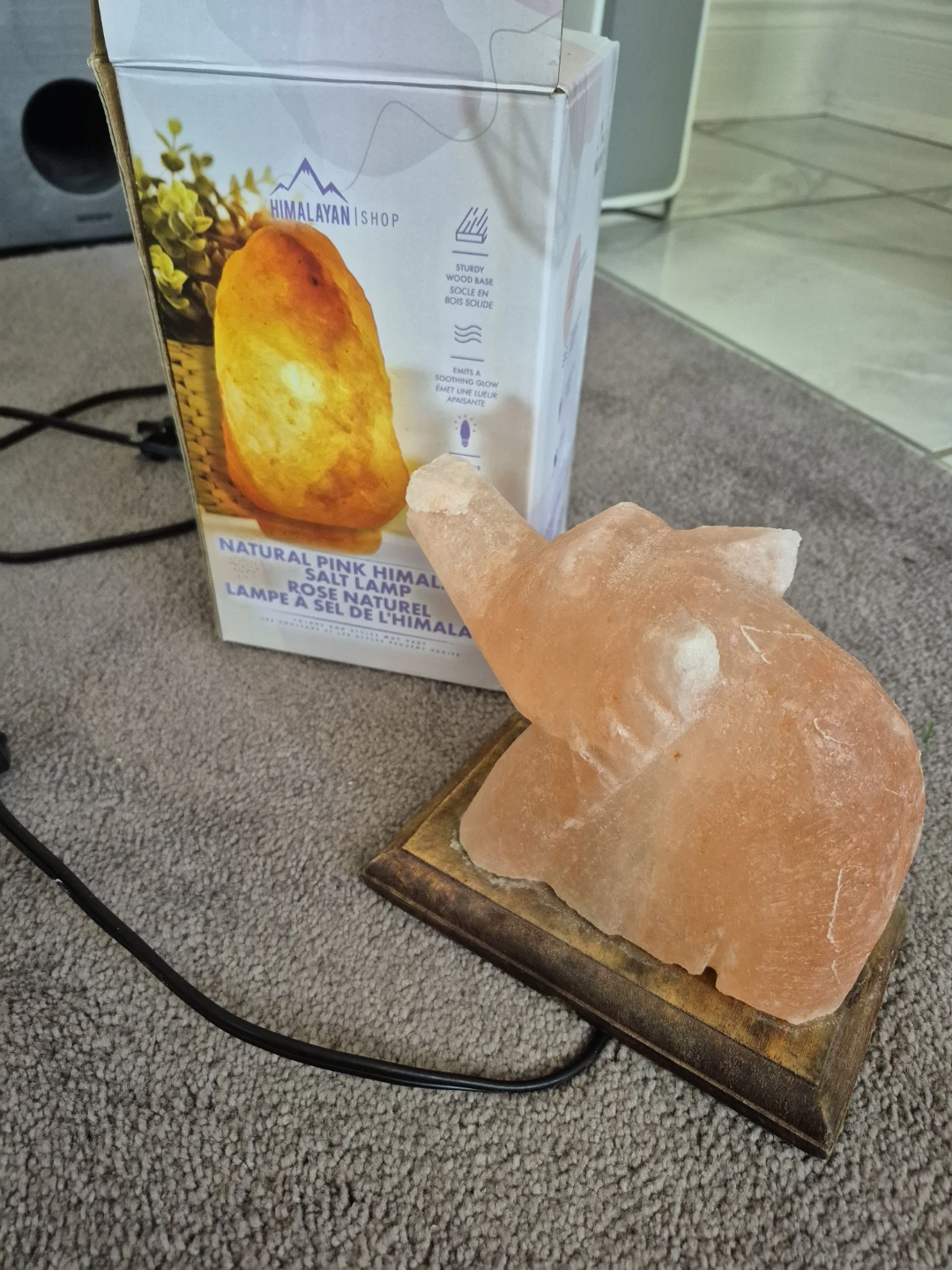 Himalayan Shop Natural Pink Salt Lamp - Elephant - photo 2