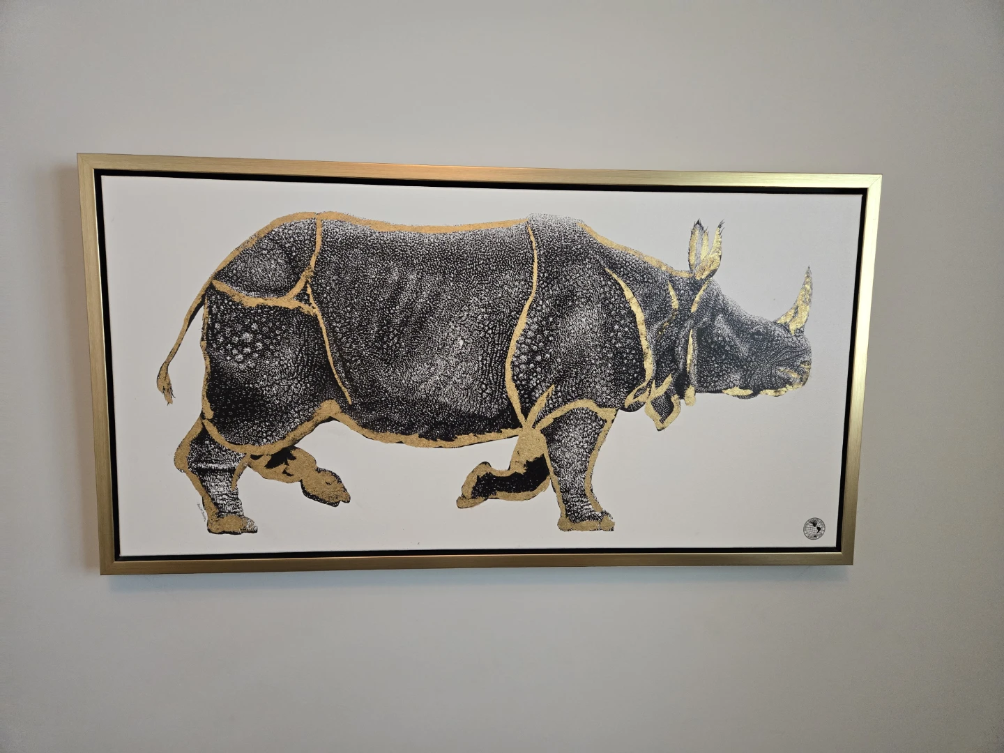 Framed Rhinoceros Wall Art - photo 2