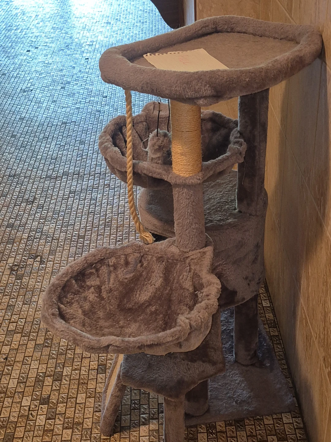Gray Multi-Level Cat Tree Condo - photo 2