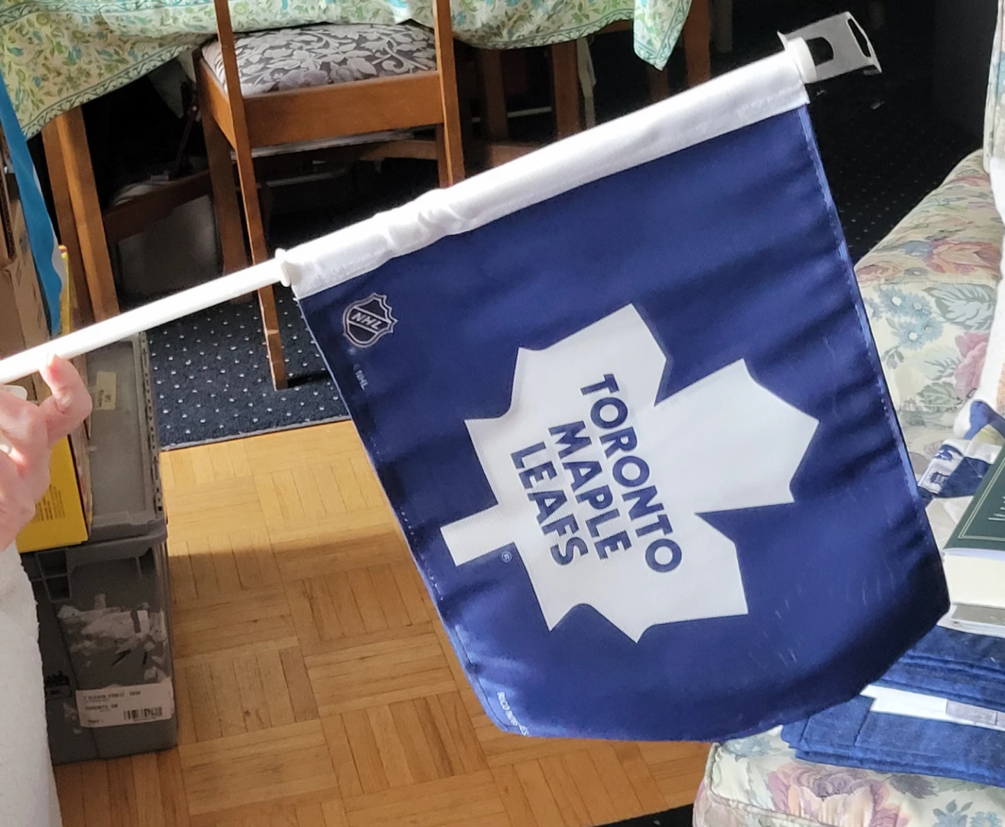 Toronto Maple Leafs NHL Car Flag - photo 2