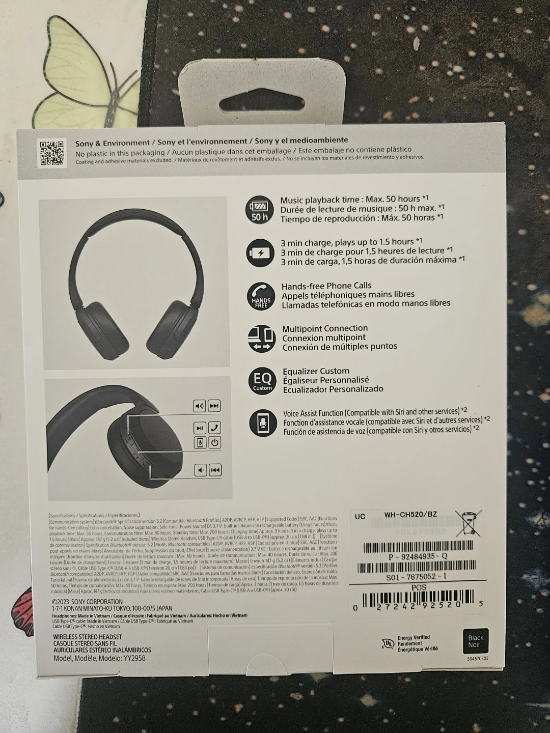 Sony Wireless Heaphones WH-CH 520 - photo 2