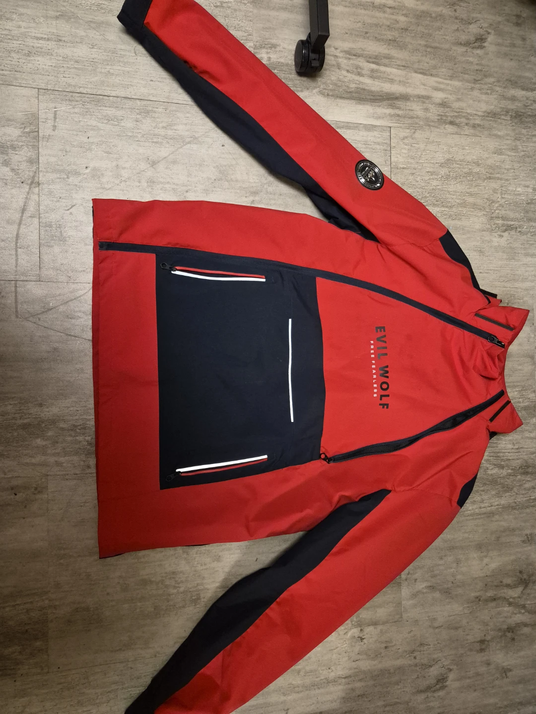 EVIL WOLF Jacket Red/Black