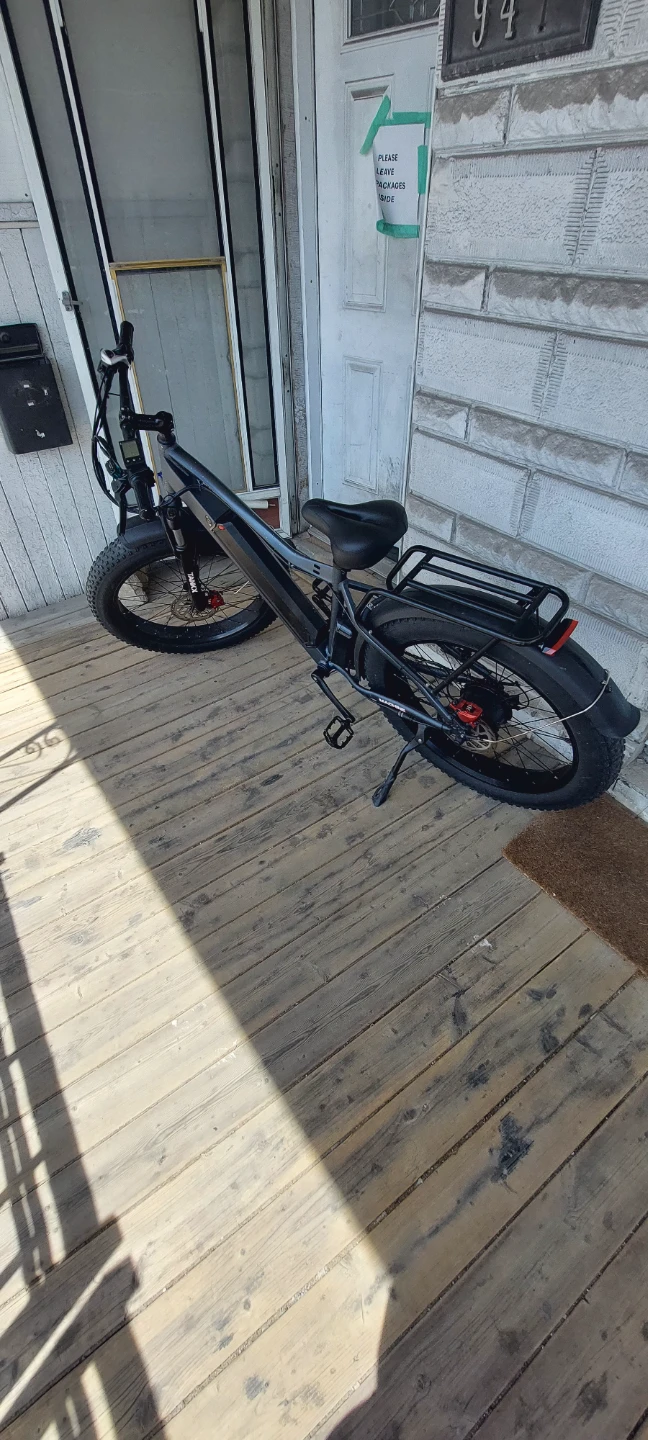Tankx Fat Tire Electric Bike with Rack