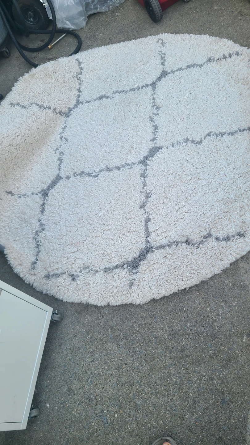 Round Berber Style Rug