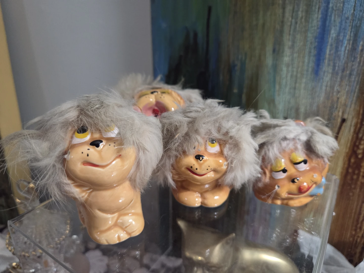 Vintage Ceramic Dog Figurines (Set of 4) - Giftcraft - photo 2