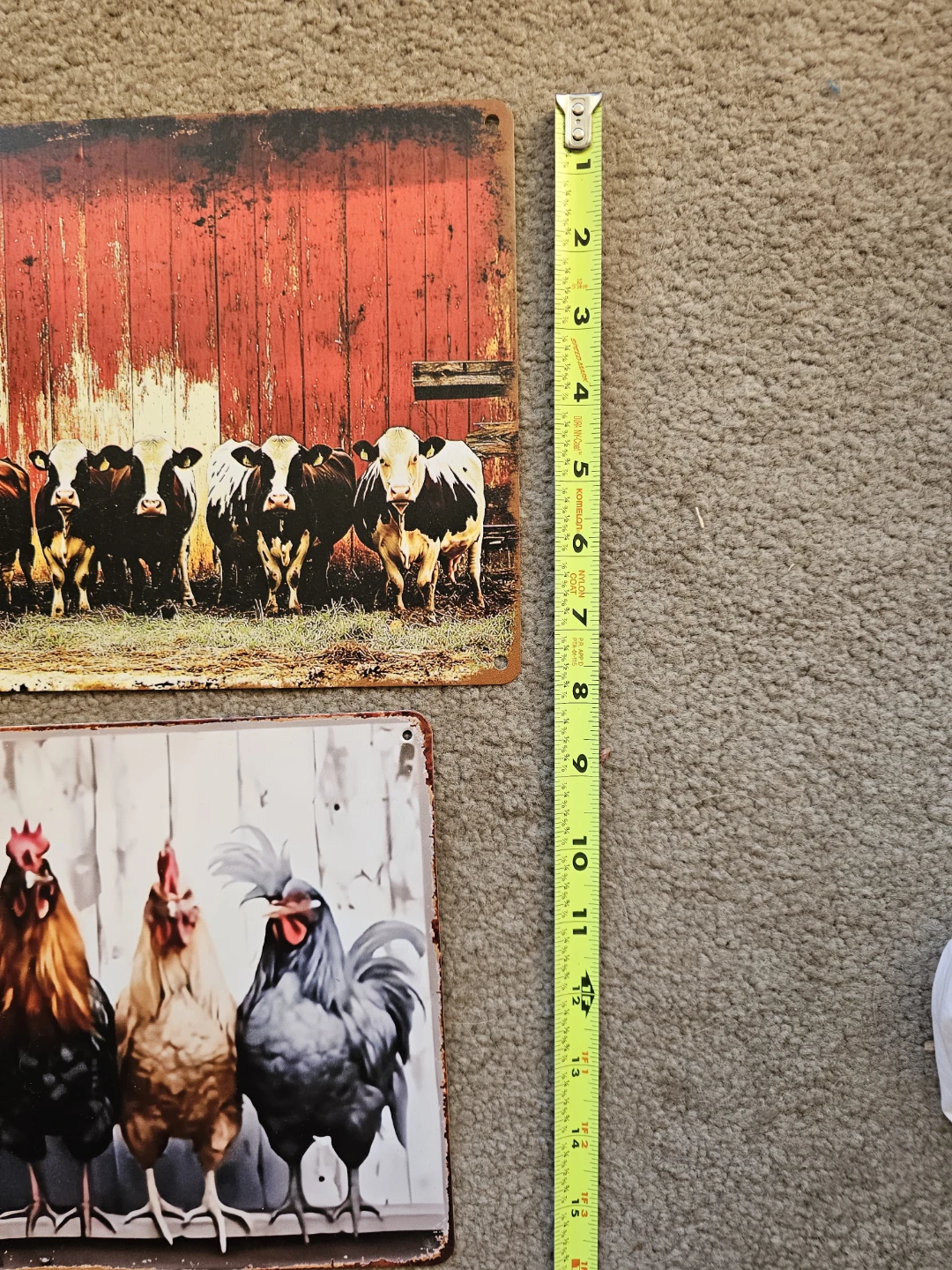 Farm Animal Metal Signs (Set of 8) - photo 4