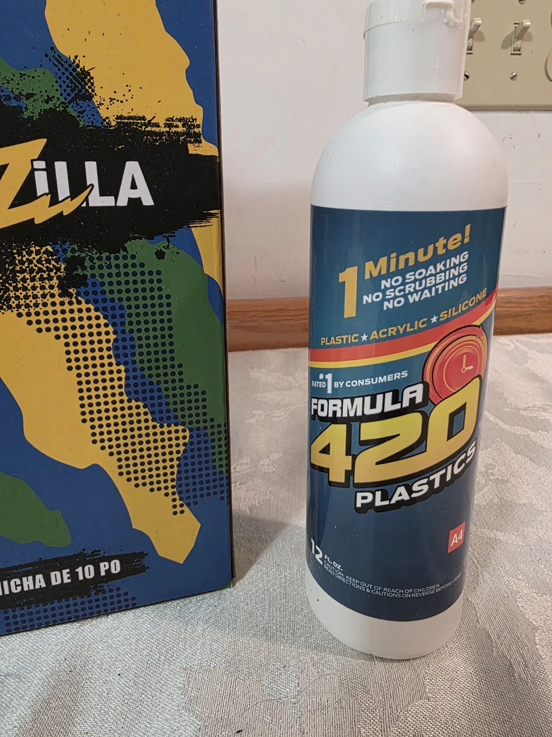 2x Dopezilla Glass Bong Set with Formula 420 Cleaner - photo 2