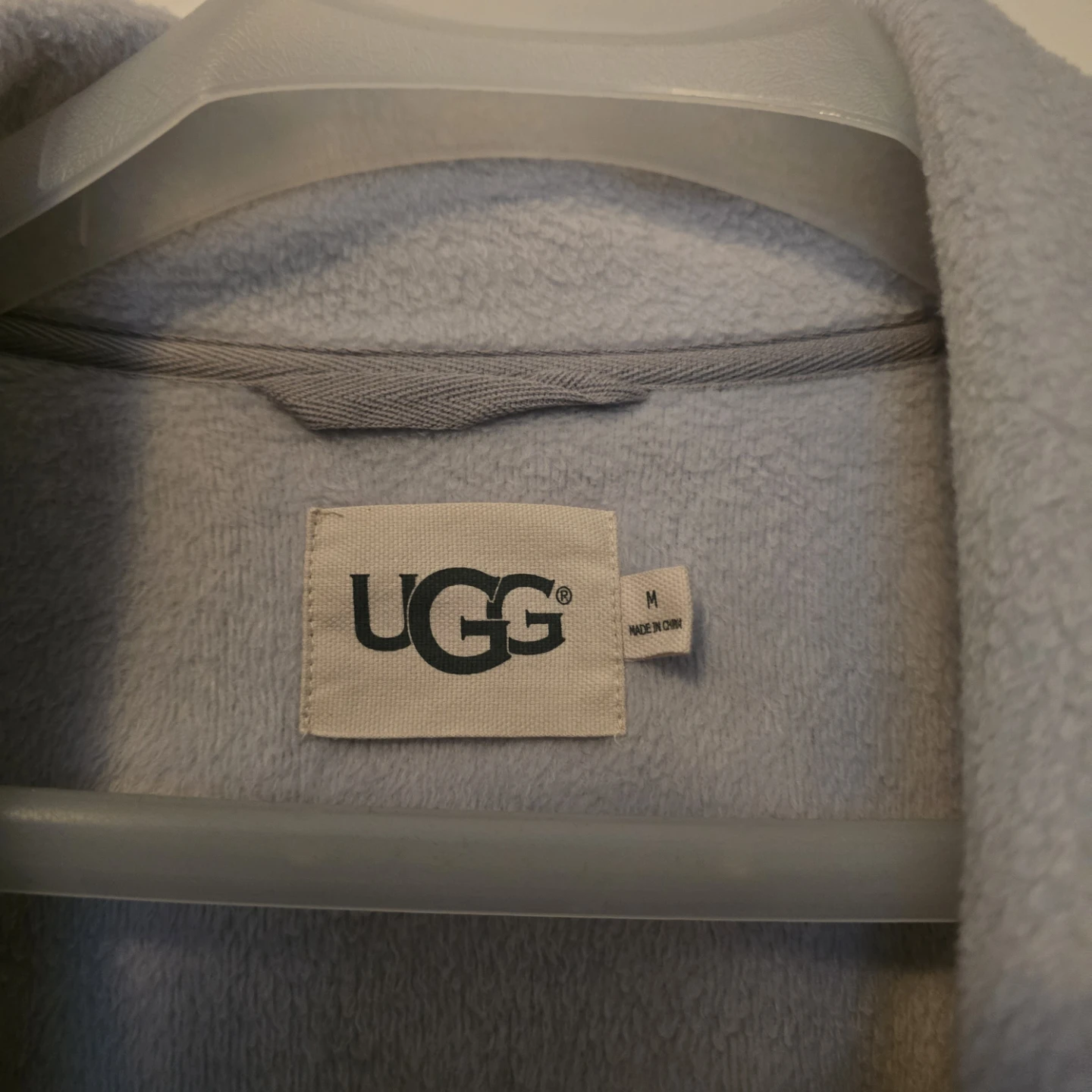 UGG Grey Cotton Blend Robe - Size M - photo 3