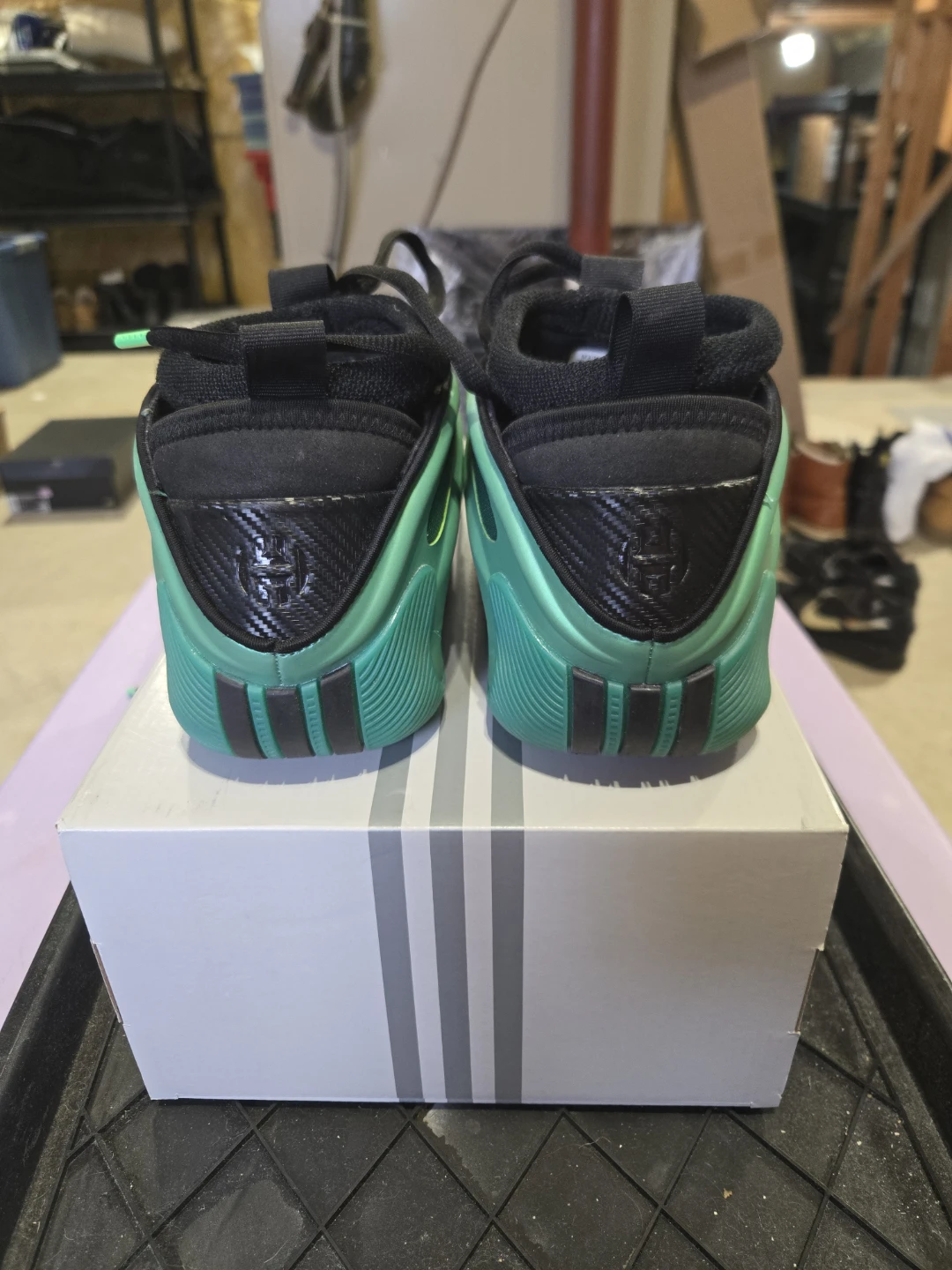 Adidas Harden Vol. 9 Basketball Shoes Green Size 10 US - photo 3