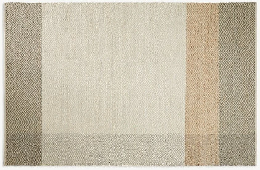 Brand New  Hand-Loomed Jute and cotton Rug (9' x 6) - photo 2