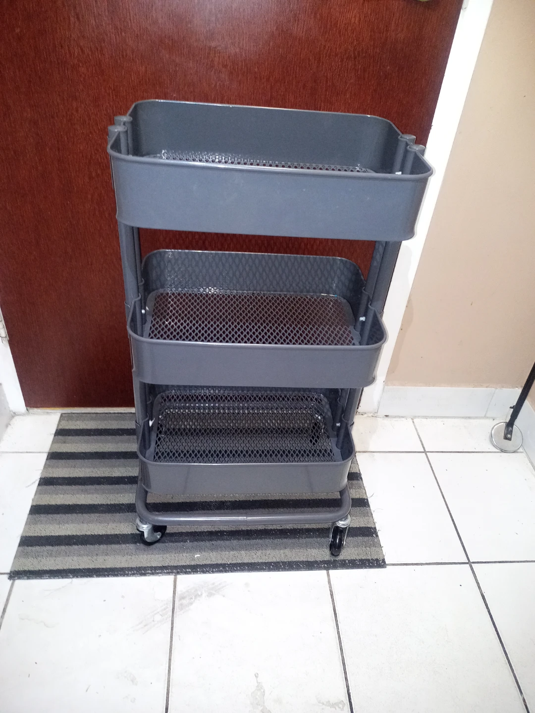 RÅSKOG IKEA Utilty 3 Tier Cart - Gray
