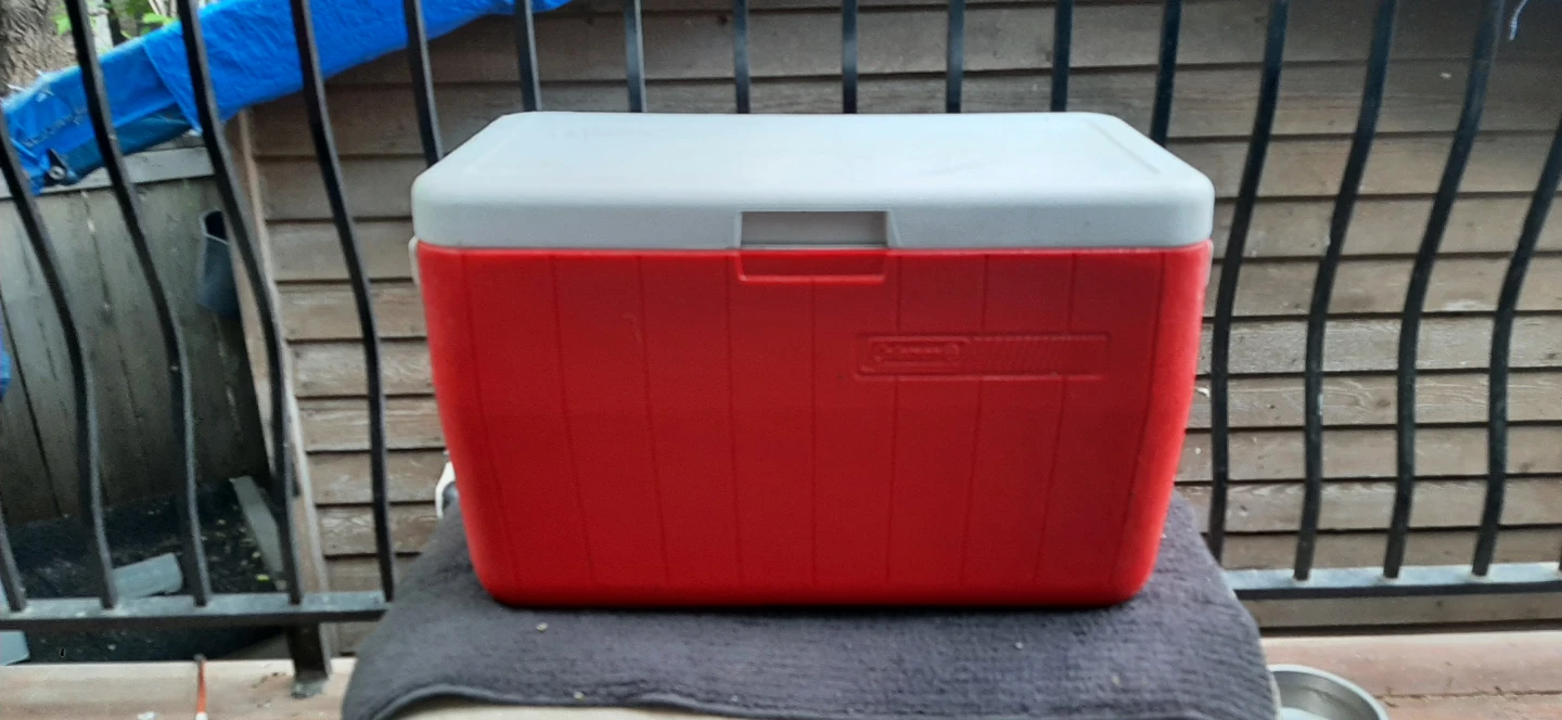 Red Coleman Cooler