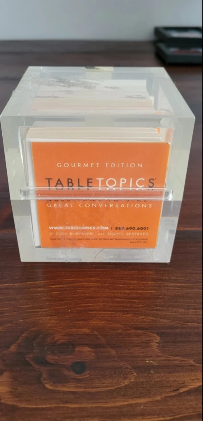 ⚽ TableTopics Gourmet Edition - Great Conversations Cards - photo 2