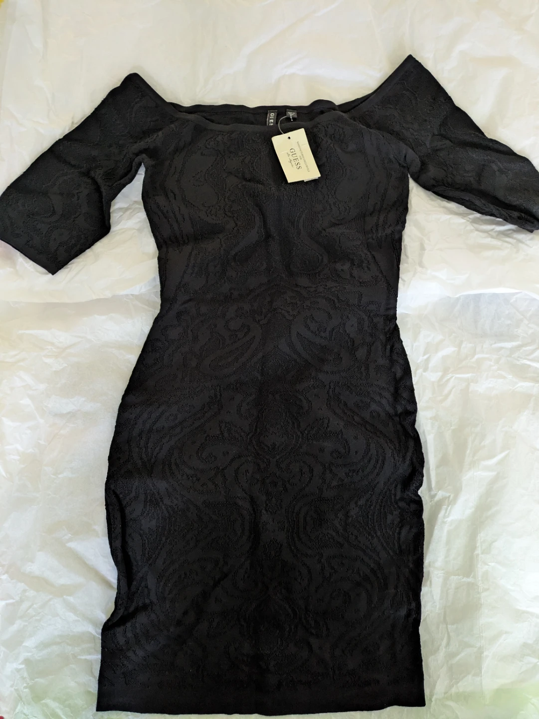Black GUESS Women's Tight-Fitting Dress Size M