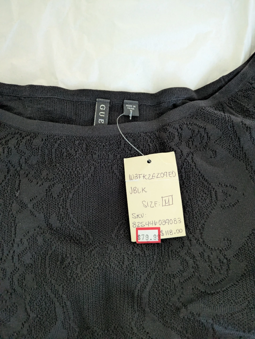 Black GUESS Women's Tight-Fitting Dress Size M - photo 2