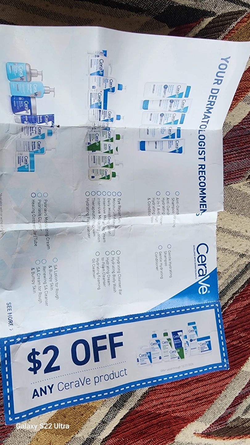 $2 OFF CeraVe Product Coupon