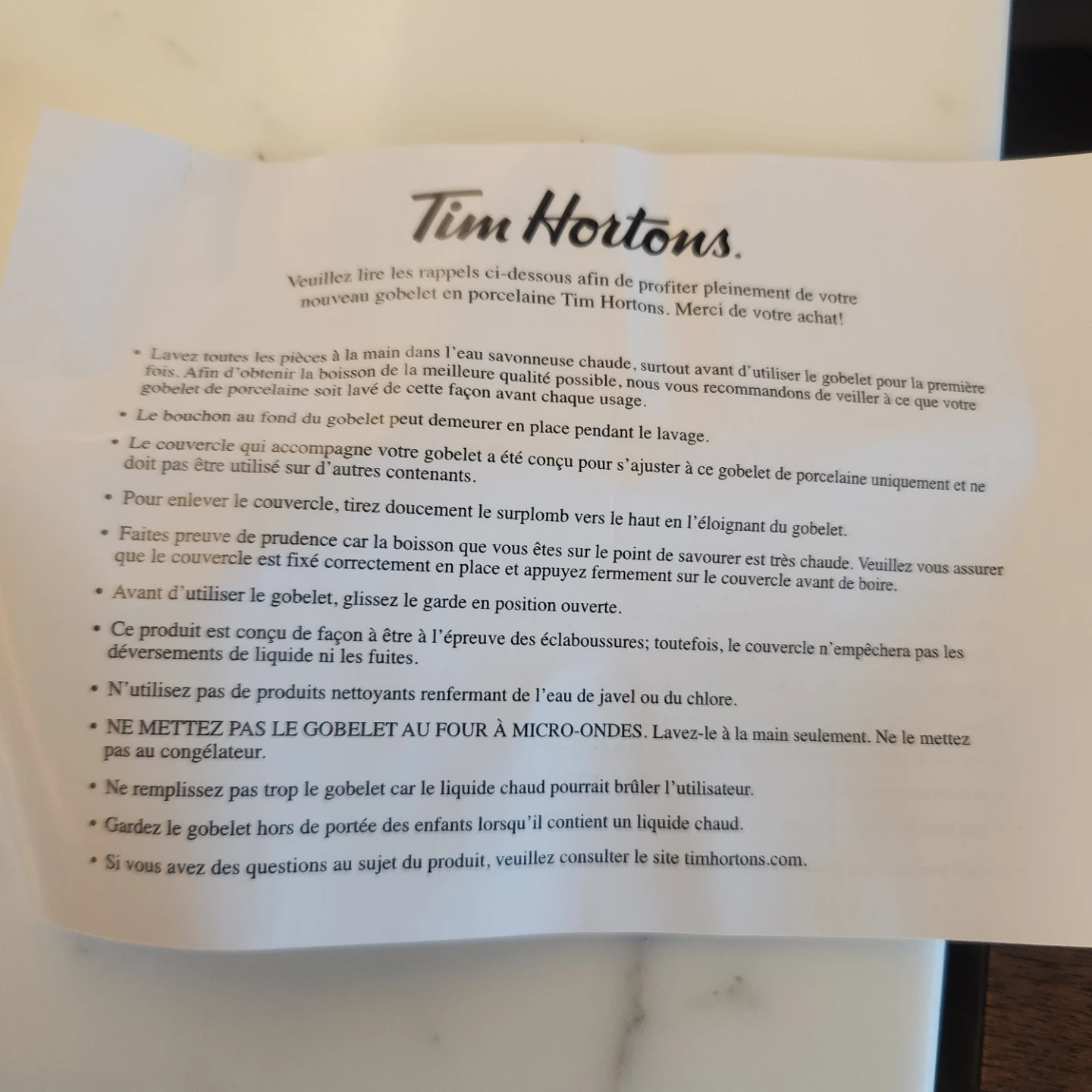 Tim Hortons Travel Mugs (2) with Lids - photo 5
