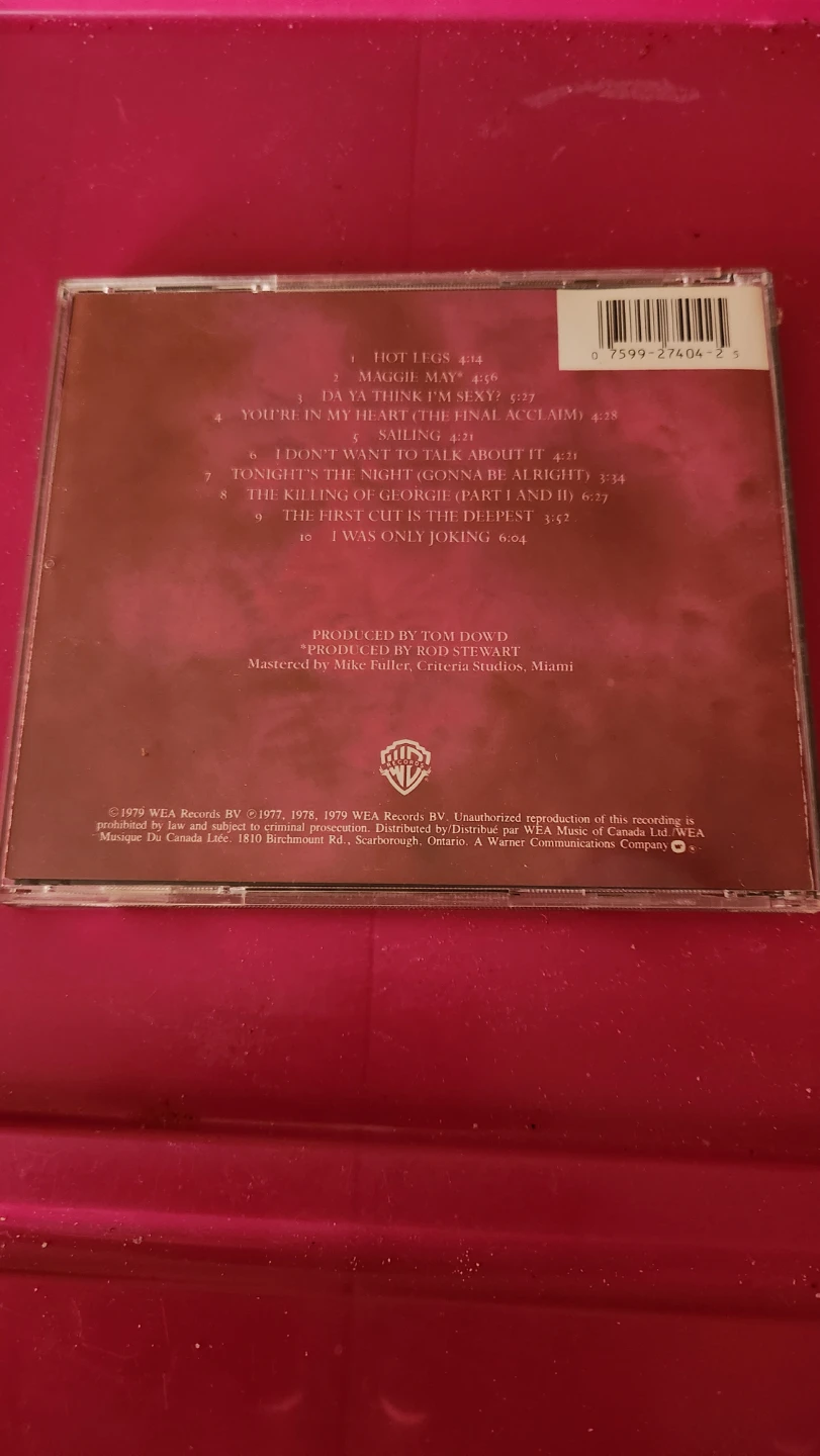 ⚽ Rod Stewart Greatest Hits CD - photo 2