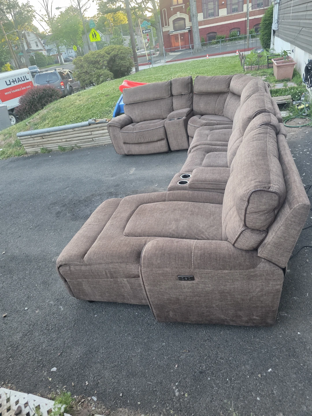 (FREE DELIVERY & ASSEMBLY) 7PC MODULAR Sofa w/Recliners - photo 2