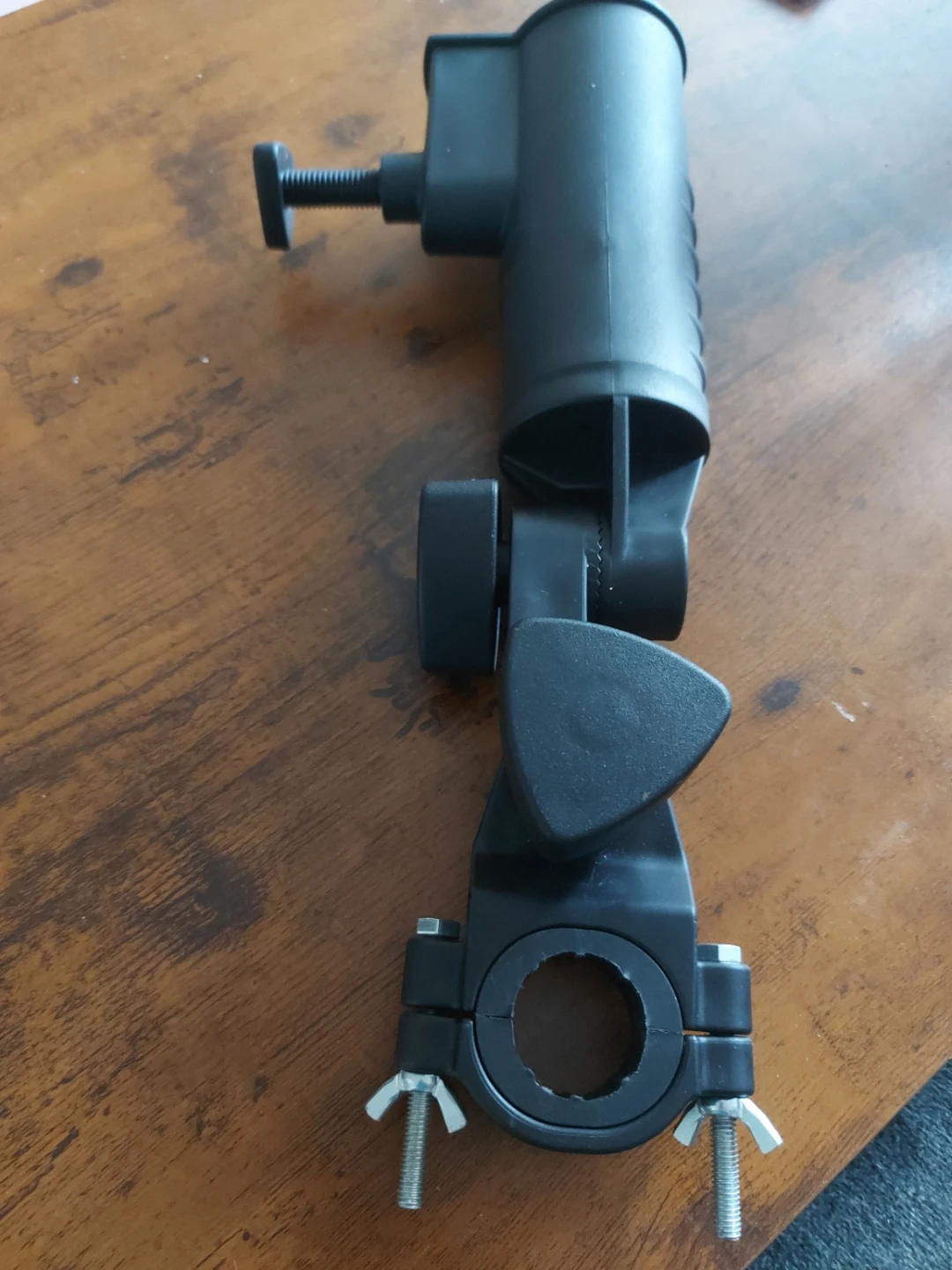 Black Adjustable golf cart umbrella Holder - photo 2