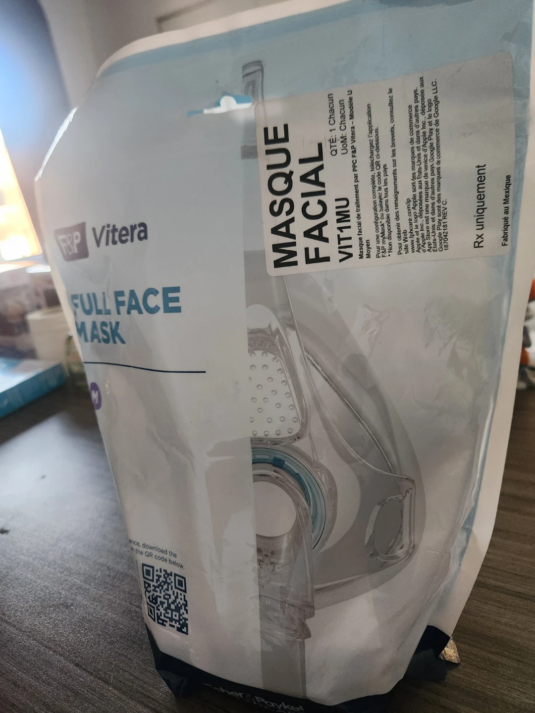 F&P Vitera Full Face Mask - Medium - photo 2
