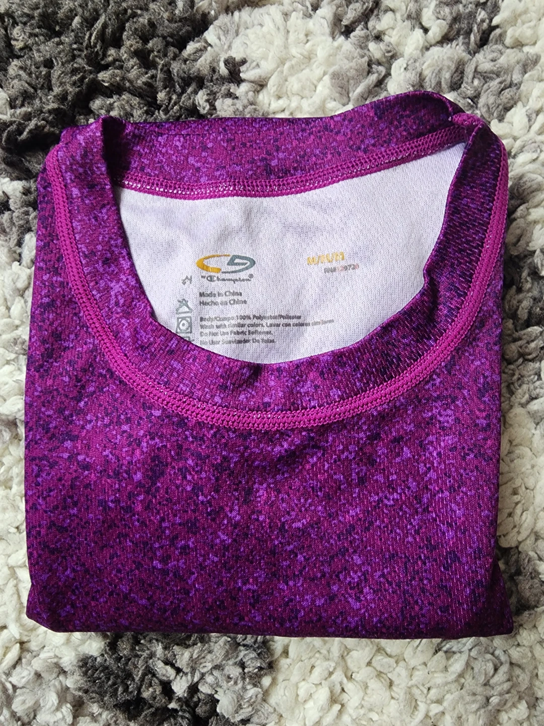 Champion Women's Purple Long Sleeve Athletic Shirt M - photo 4