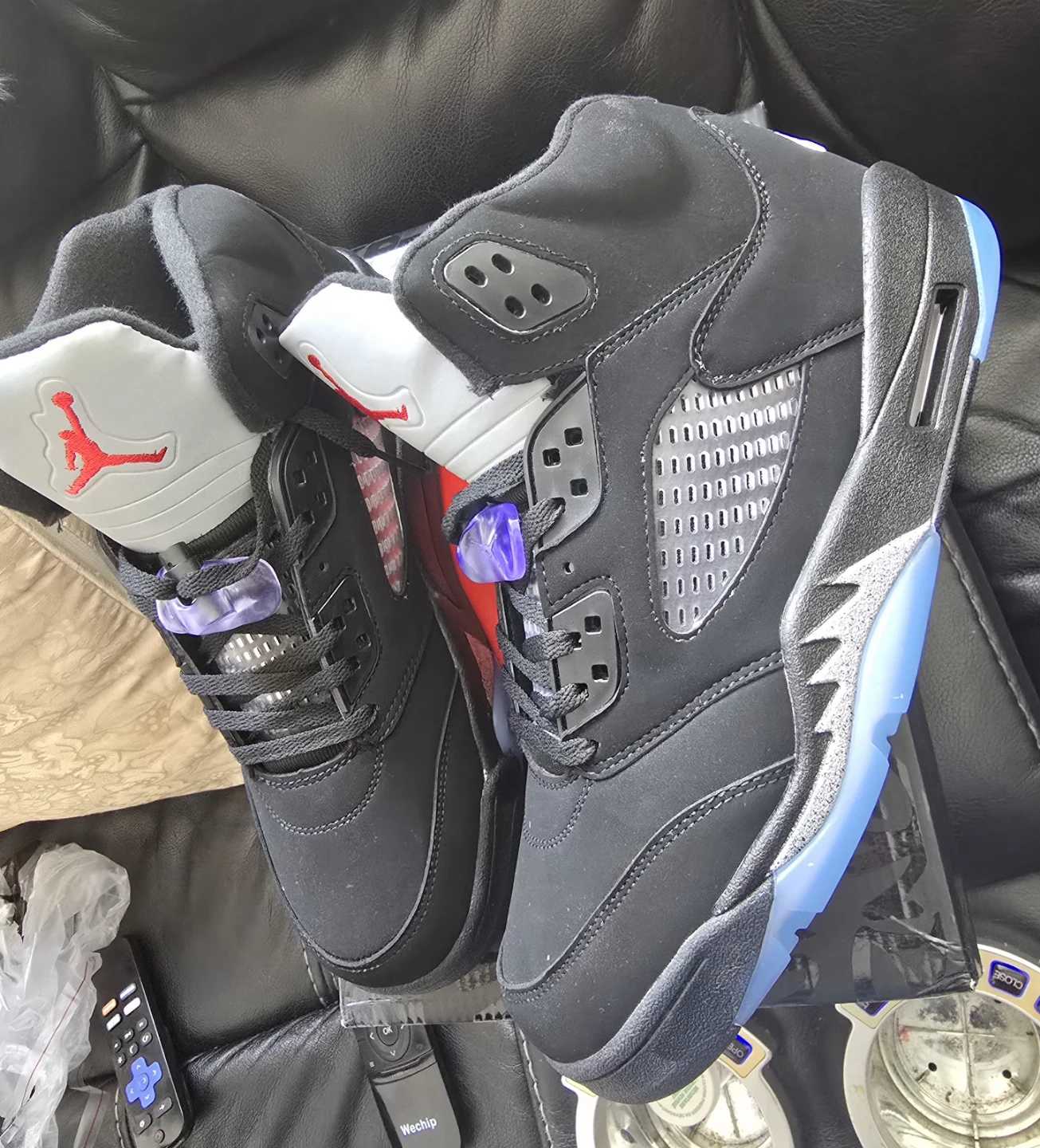 Brand new Jordan 5 Metallic Black for sale - photo 3