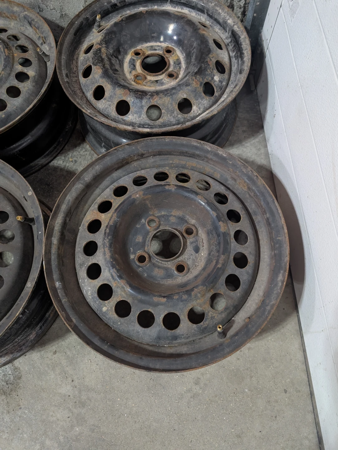 (4)-15 inch 4x100 Steel Rims - photo 2