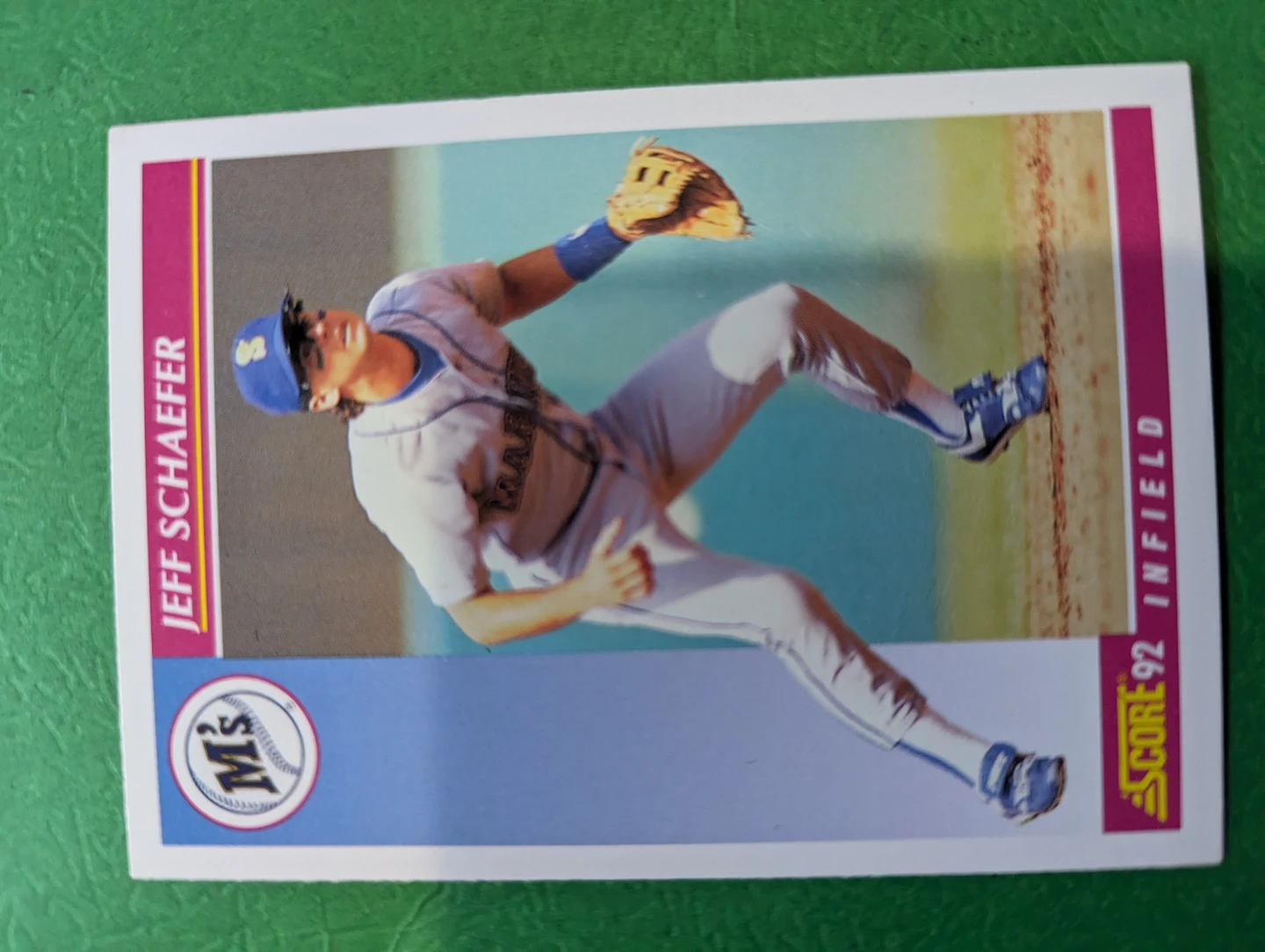 1992 Score Jeff Schaefer Baseball Card ⚽