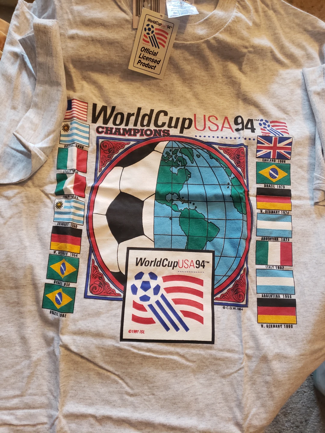 Hanes World Cup USA 94 Champions T-Shirt