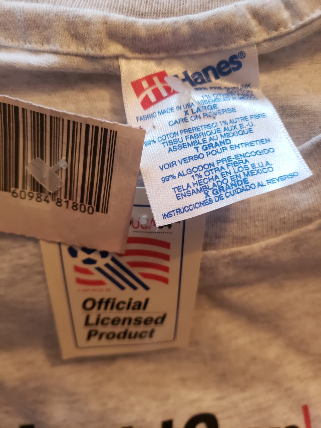 Hanes World Cup USA 94 Champions T-Shirt - photo 2