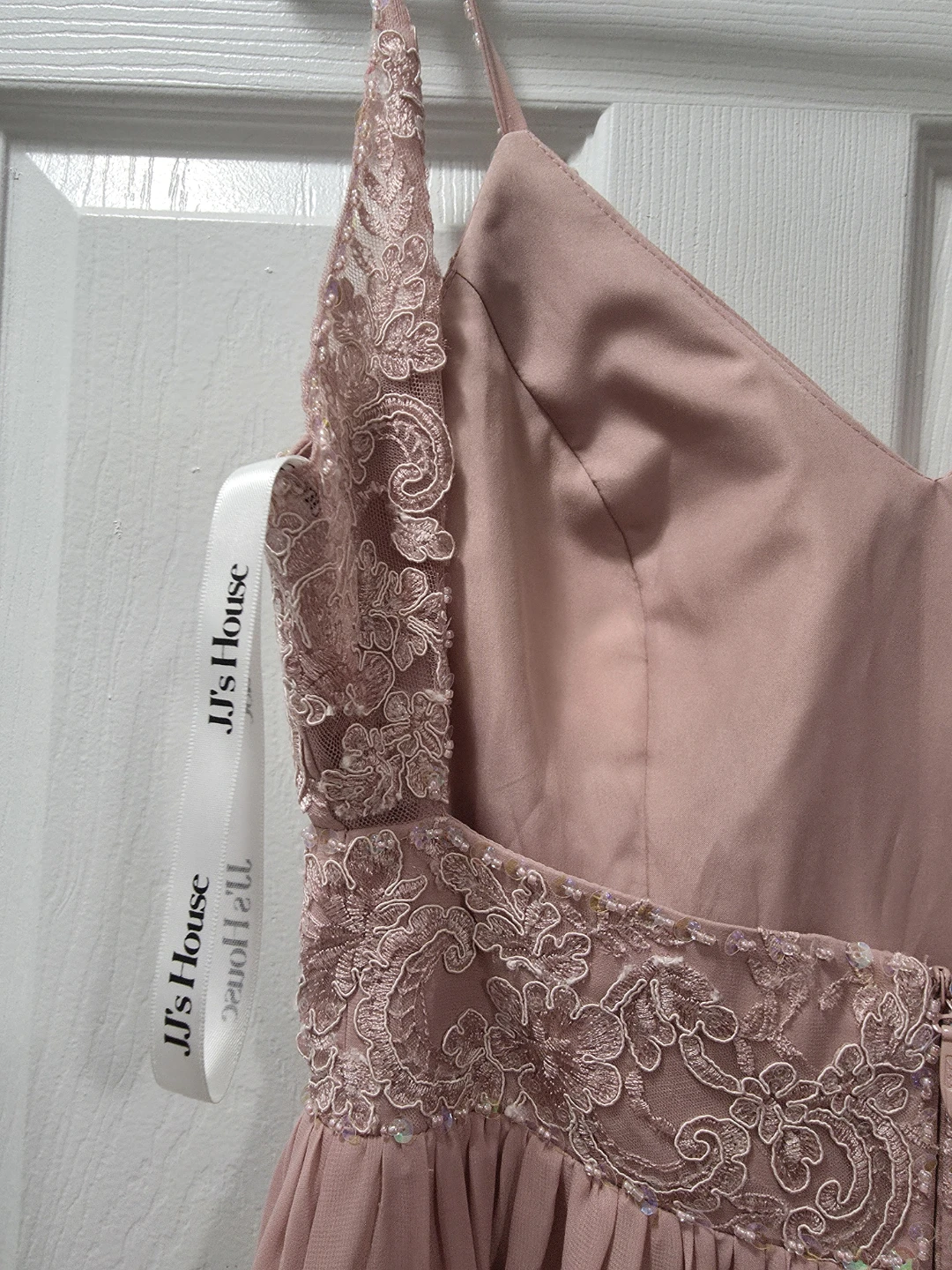 JJ's House Pink Lace Sequin Maxi Dress - photo 3