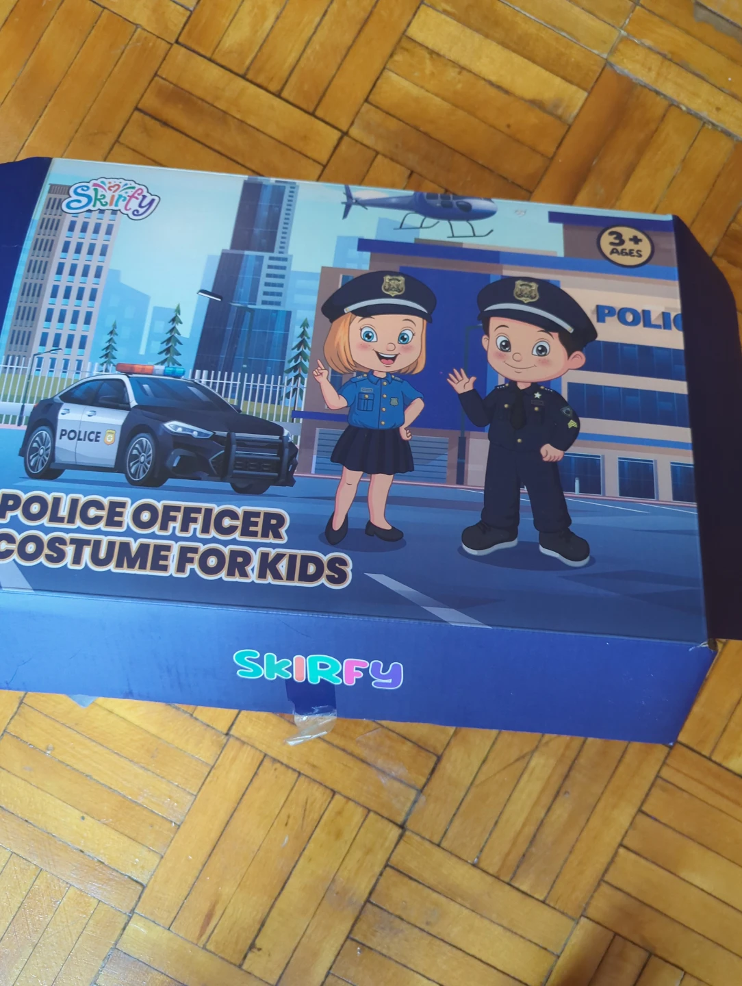 SKIRFY Police Officer Costume for Kids