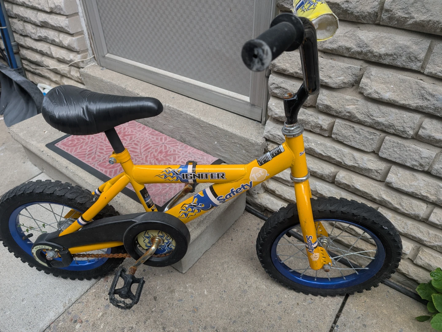 Kids' Yellow Safety Ignition Bike