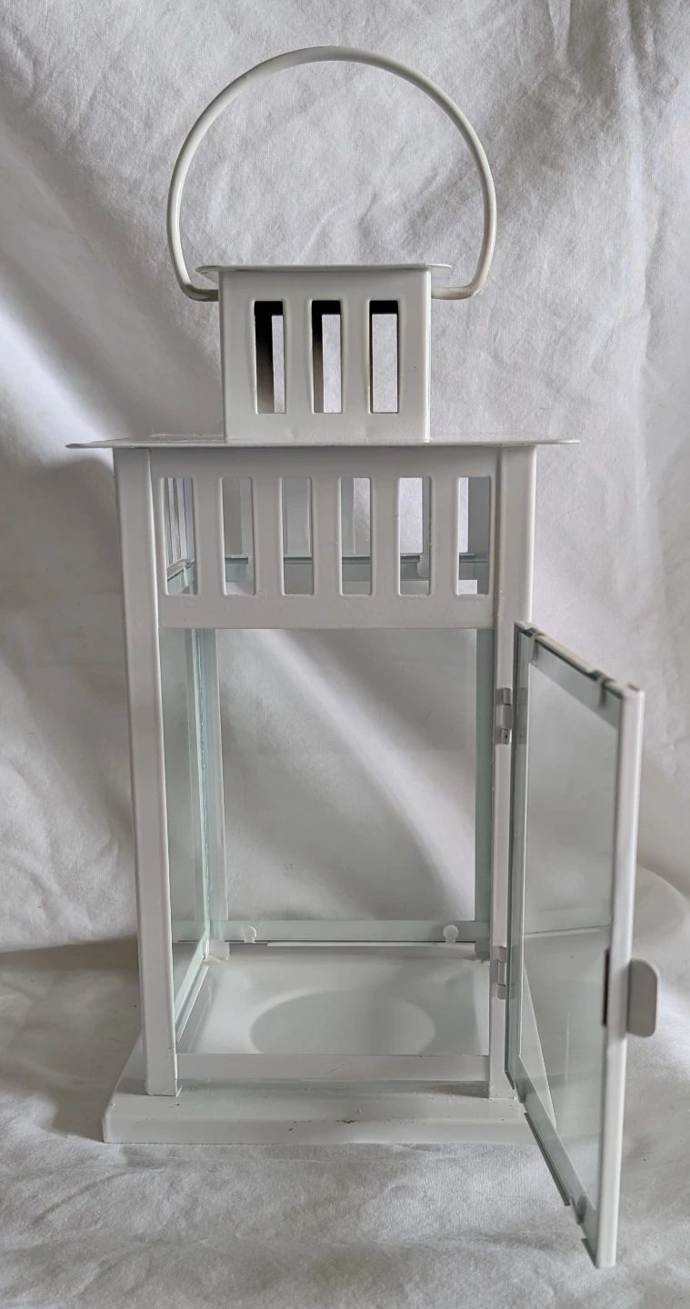 White Metal Lantern - photo 2