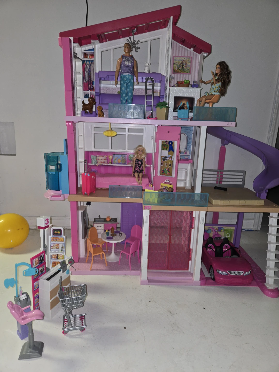 Barbie Dreamhouse with Accessories and Dolls
