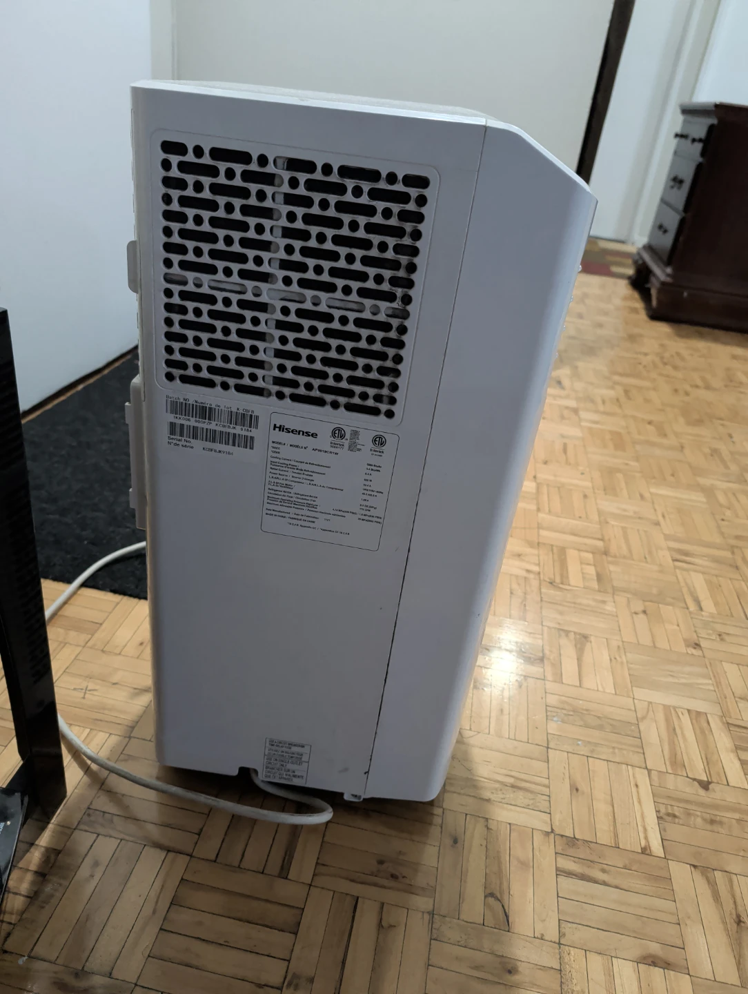 Hisense AP0819CR1W Portable Air Conditioner - photo 3