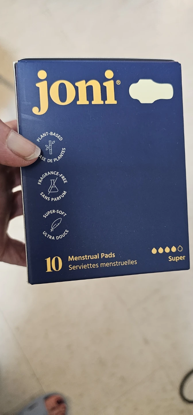 5 boxes Joni Super Menstrual Pads - 10 Count - photo 4