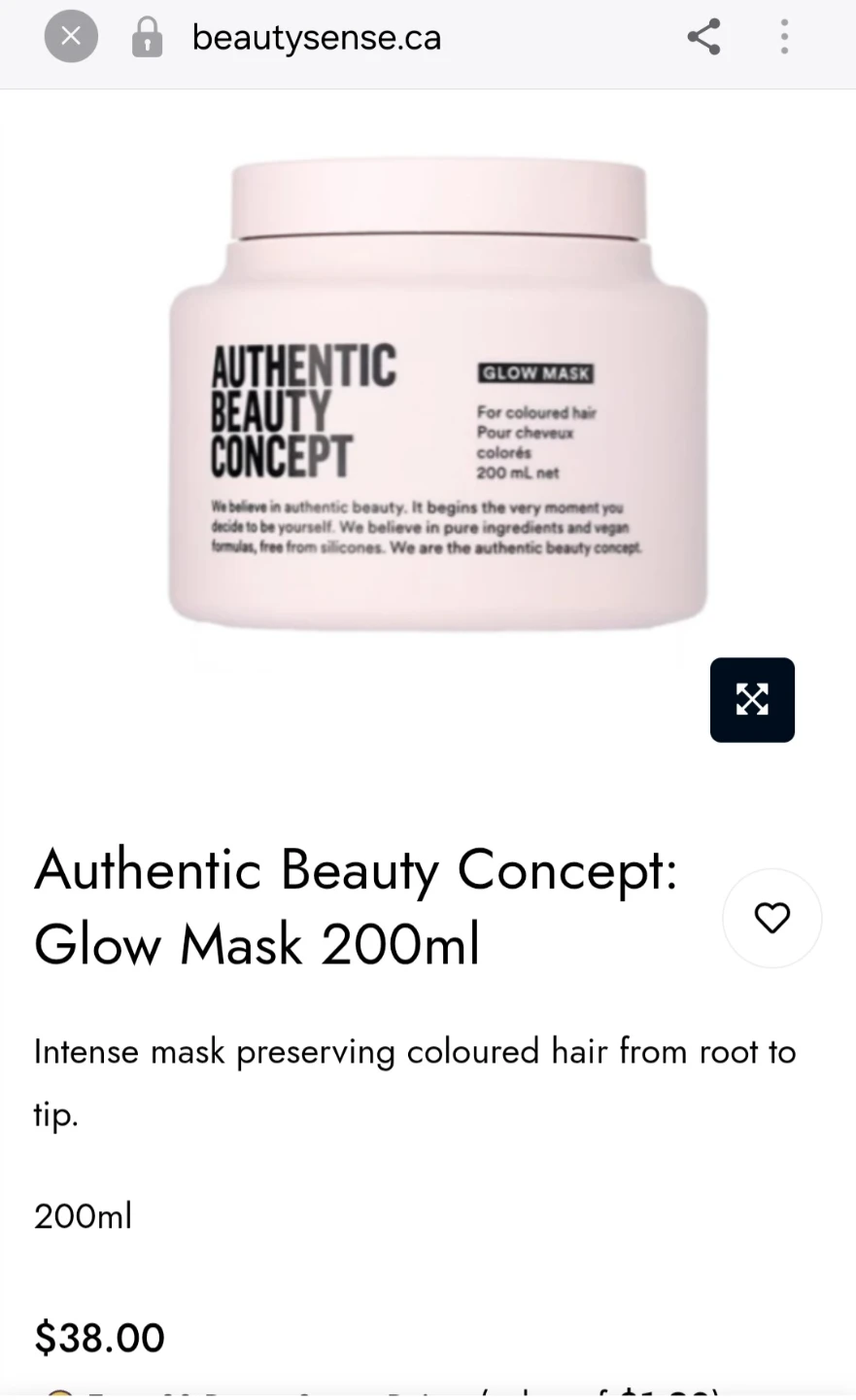 Authentic Beauty Concept Glow Mask for Coloured Hair 200 mL - photo 2