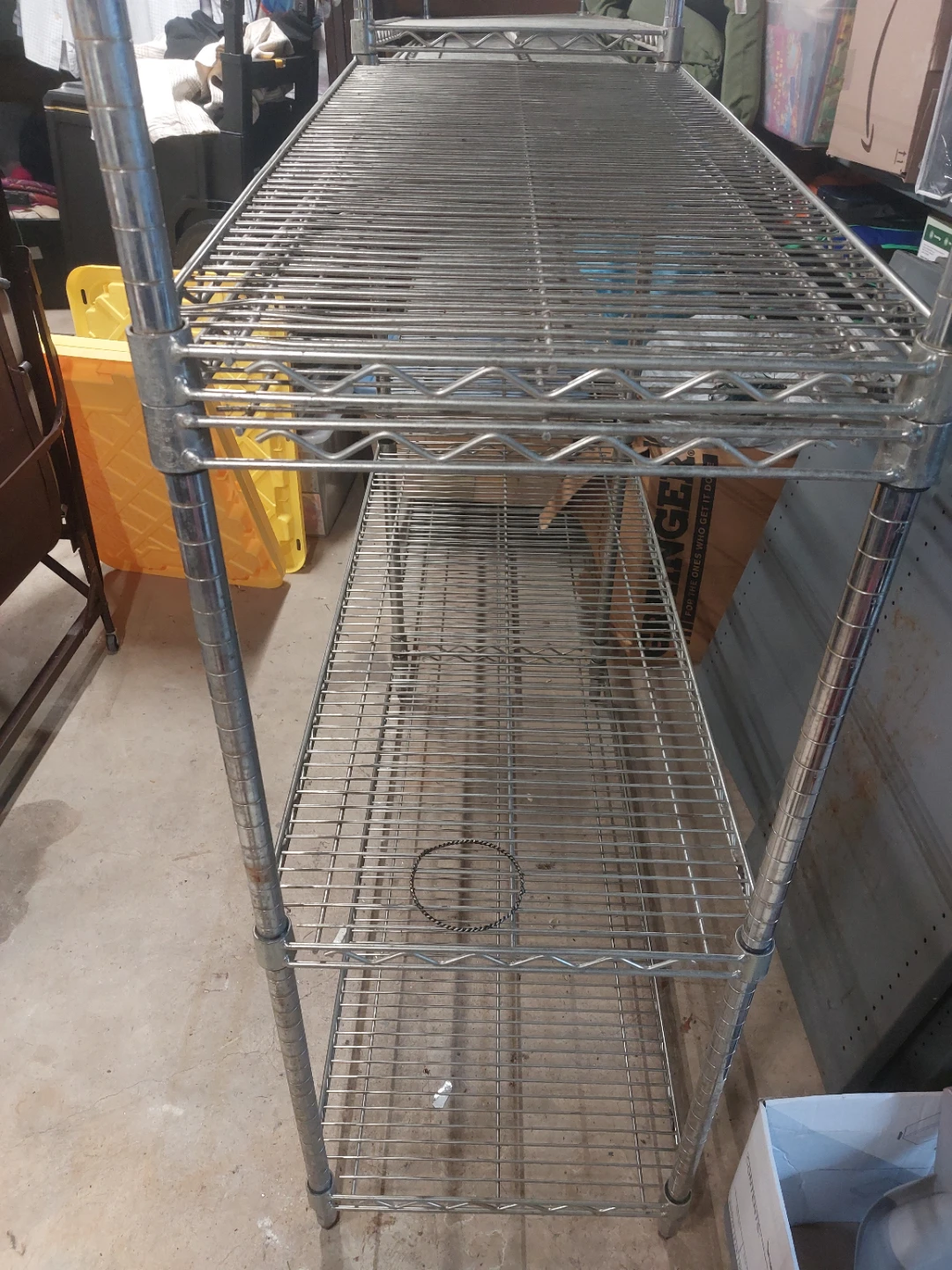 Wire Shelving Unit rack for garage/basement/pantry 100x18x74.5