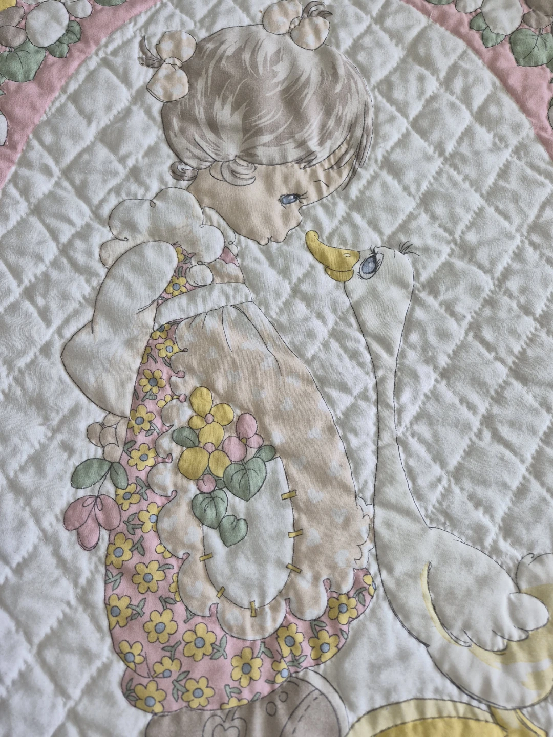 Oh So Sweet Vintage Quilted 53" x 42" Precious Moments Throw - photo 5