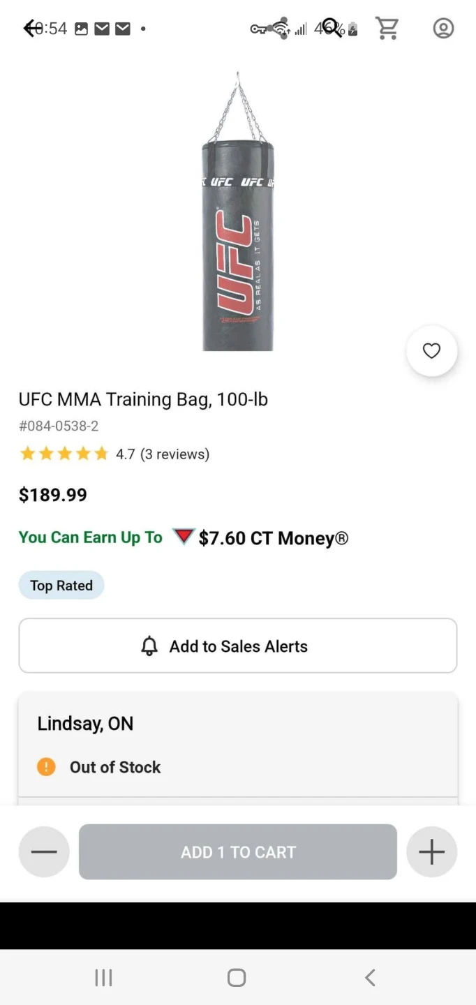 UFC Punching Bag With Stand - photo 2